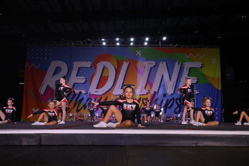 A Sky team performing on the Redline Championships stage