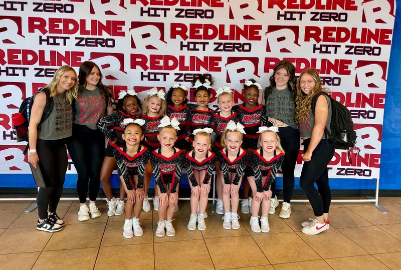 Sky athletes and coaches at Redline Hit Zero